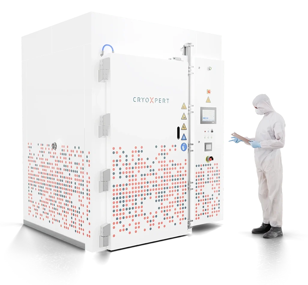 CryoXpert kabin tipi ilaç şok dondurucu