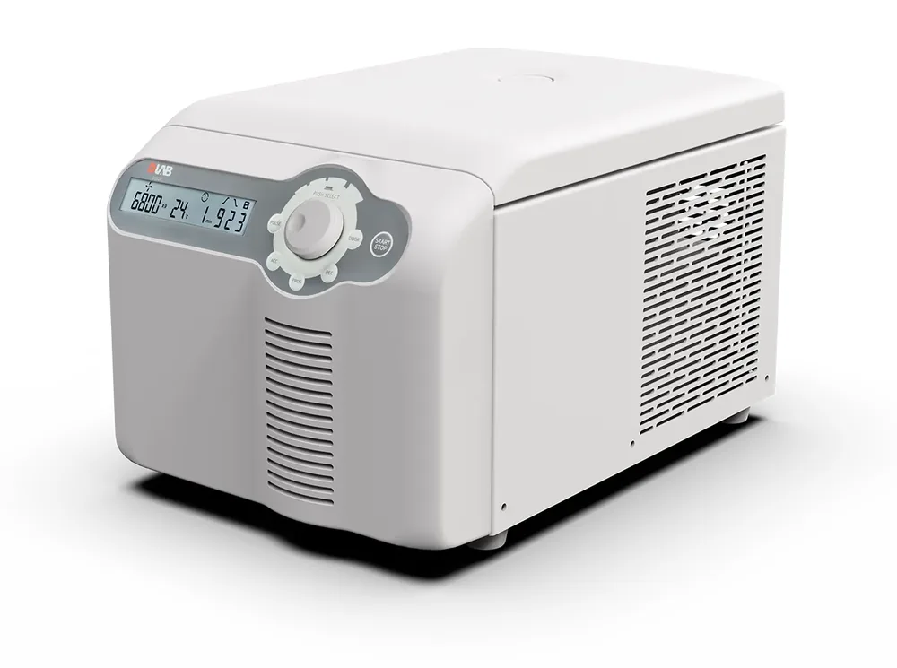 DLAB D3024 yüksek hızlı mikro santrifüj, LCD ekran ve kilitli kapak