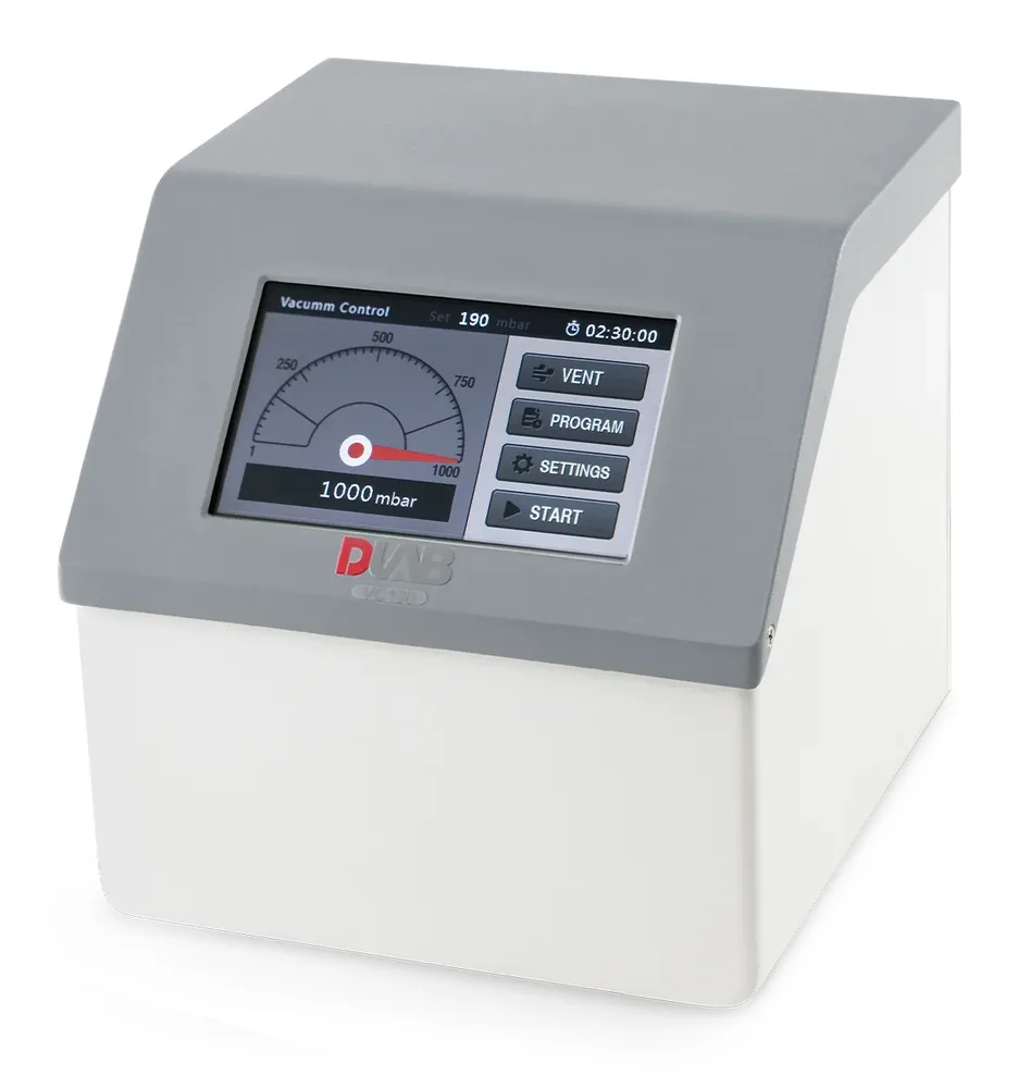 DLAB C410 kimyasal diyafram vakum pompası ve VC100 vakum kontrolörü