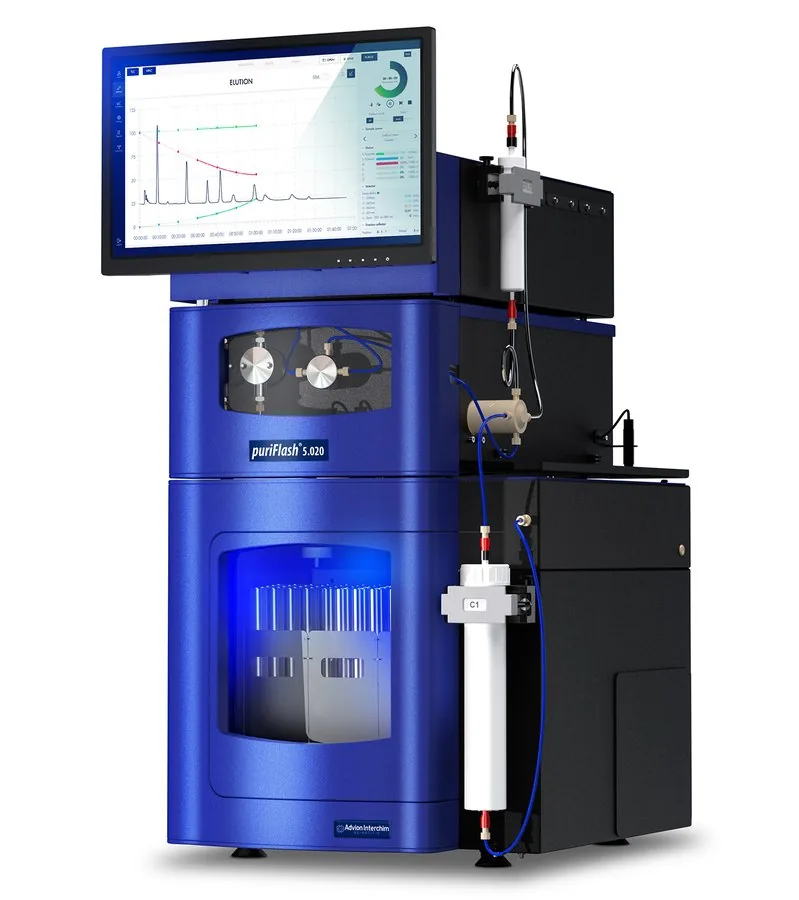 puriFlash 5.020 otomatik flash kromatografi sistemi